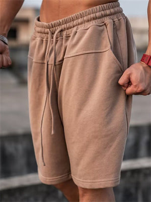 Men's Vintage Comfy Solid Color Athleisure Shorts
