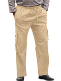Men's Cotton Soft Breathable Drawstring Cargo Pants