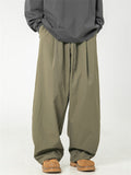 Men's Trendy Comfy Solid Color Elastic Drawstring Pants