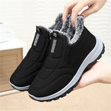 Men's Comfortable Warm Plush Liner Walking Sneakers