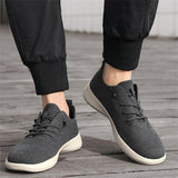 Men's Casual LightWeight Solid Color Mesh Slip-Ons Flats Shoes