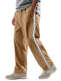 Men's American-style Simple Striped Casual Corduroy Sports Trousers