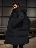 Winter Cotton-padded Jacket Mid-length Down Coat for Men