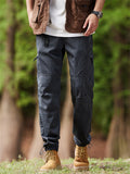 Men's Outdoor Cargo Pants - Loose Fit Multi-Pockets Hiking Travel Trousers