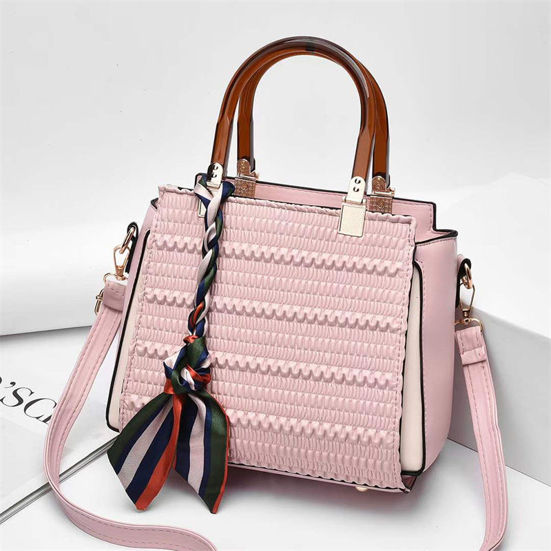 Simple Modern Multi-color Serviceable Handbags for Ladies