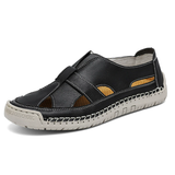 Male's Summer Outdoor Hollow Closed Toe Beach Sandals