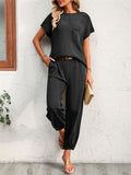 Women's Vacation Short Sleeve Loose Shirt + Summer Pants