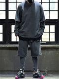 Men's Summer Short Sleeved Solid Color Outfits