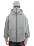 ‌Men's Super Cool Fleece Balaclava Hoodie with Mask