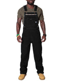 Men's Cool Multi-Pocket Denim Cargo Overalls