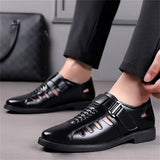Summer Hollow Out Breathable Business Dress Shoes for Men