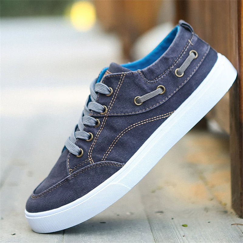 Men's Summer Retro Simple Style Casual Canvas Flats Shoes