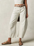 Women's Loose Fitting Low Rise Barrel Jeans