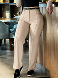 Autumn Casual High-Waist Straight-Leg Casual Pants for Women