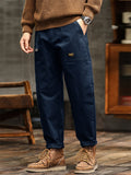Super Cool Amekaji Style Utility Straight Cargo Pants for Men
