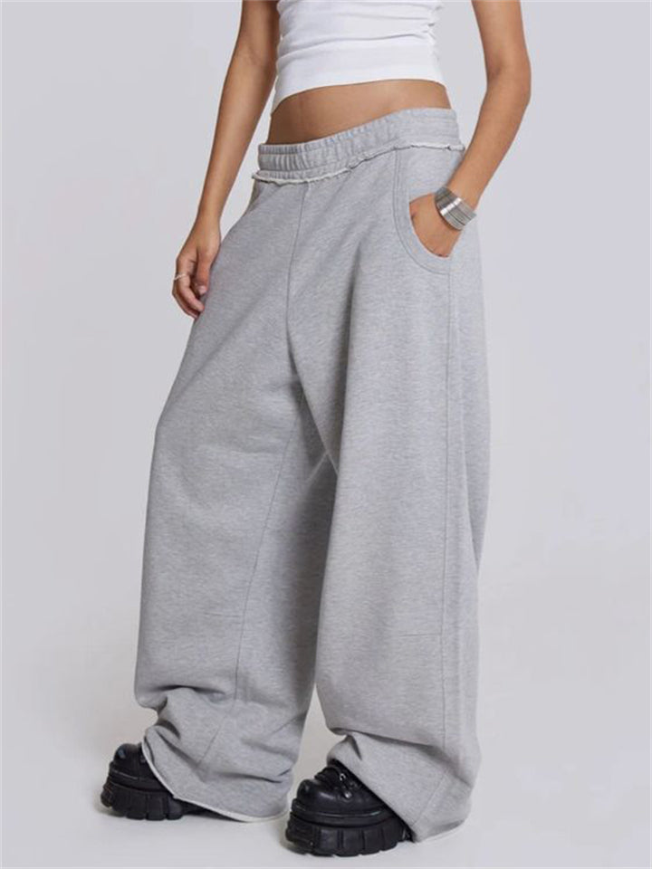 Women's Street Style Gray Comfy Casual Sweatpants