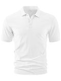 Men's Summer American Style Short Sleeve Polo Shirts Casual Business