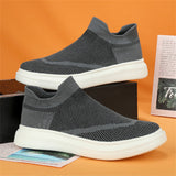 Casual Men's Round Toe Slip-on Soft Mesh Sneakers