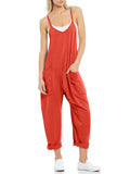 Female Summer Leisure Adjustable Straps Suspender Jumpsuits