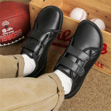 Men's Faux Leather Solid Color Hook and Loop Fastener Flats Shoes