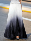 Women's Summer Elegant Gradient Pleated Skirts