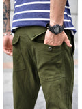 Men's Classic Straight Leg Military Fatigue Pants