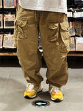 Men's Urban High-Street Baggy Fit Tactical Cargo Pants