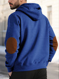 Men's Thickened Loose Solid Color Sports Pullover Long Sleeve Hoodie