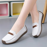 Women's Spring Summer Soft Soled Mother Round Toe Flat Shoes