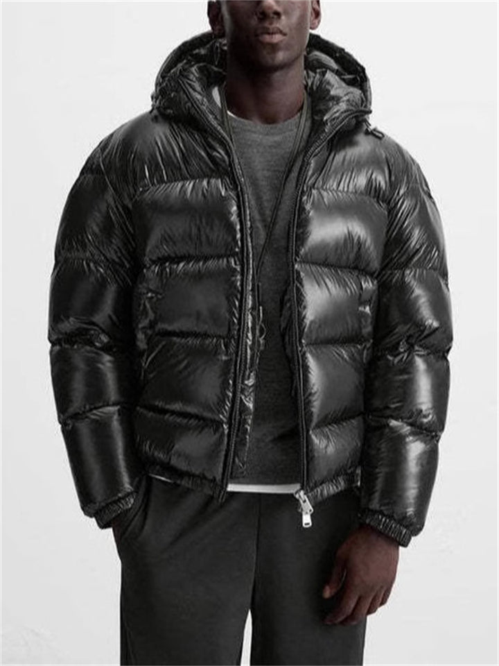 Men's Fashion Warm Quilted Puffer Coats for Winter