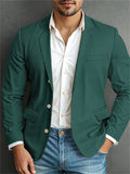 Men's Stylish Lapel Collar Slim Fit Button Up Blazers