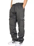 Men's Sports Style Cozy Loose Multi-Pocket Cargo Pants