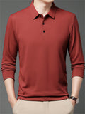 Men's Casual Solid Color Long Sleeve Shirts