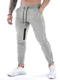 Men's Cozy Cotton Blend Sports Pants for Fitness, Training