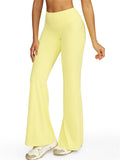 High-Waist Slim Fit  Workout Fitness Sports Flared Yoga Pants for Women