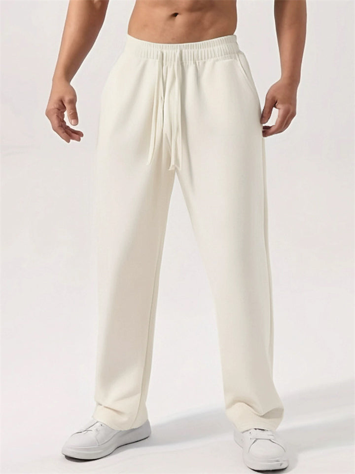 Men's Comfy Casual Loose Fit Daily Wear Drawstring Sweatpants