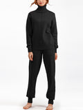 Winter Home Turtleneck Knit Sweater + Sweatpants