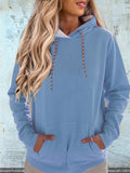Women's Classical Fashion Solid Color Hoodies