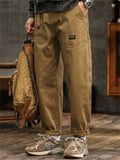 Super Cool Amekaji Style Utility Straight Cargo Pants for Men