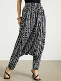 Women's Urban Oversize Geometric Harem Pants