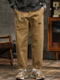 Super Cool Amekaji Style Utility Straight Cargo Pants for Men