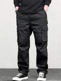 Mens High Street Multi Pocket Casual Workwear Cargo Pants