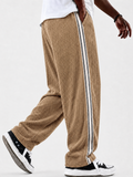 Men's Cool Side Striped Casual Corduroy Pants