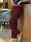 Autumn Casual High-Waist Straight-Leg Casual Pants for Women