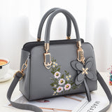 Delicate Elegant Floral Embroidery Handbags for Ladies