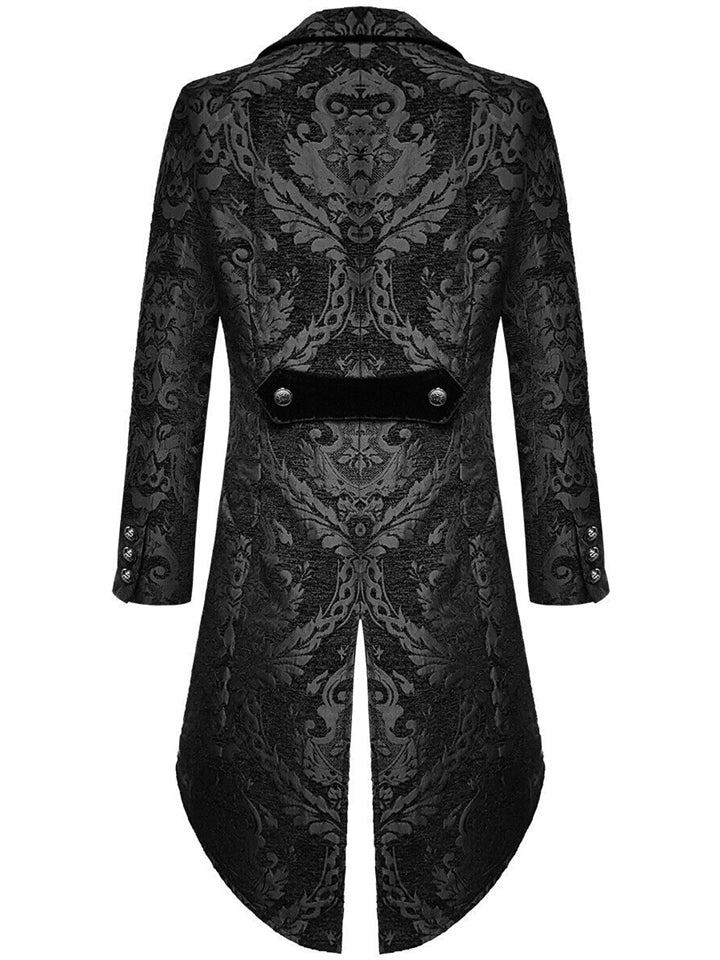 Men's Gothic Steampunk Halloween Cosplay Party Tailcoat