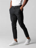 Contrast Color Casual Business Pants for Male