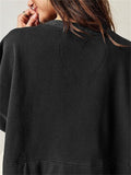 Female Casual Sweatshirt Patchwork Pleated Dress