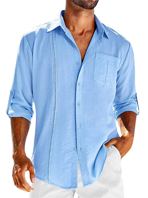 Men's Comy Cotton Linen Beach Shirts