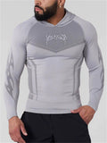 Men's Hero-Inspired Slim Fit Hooded Training Shirt